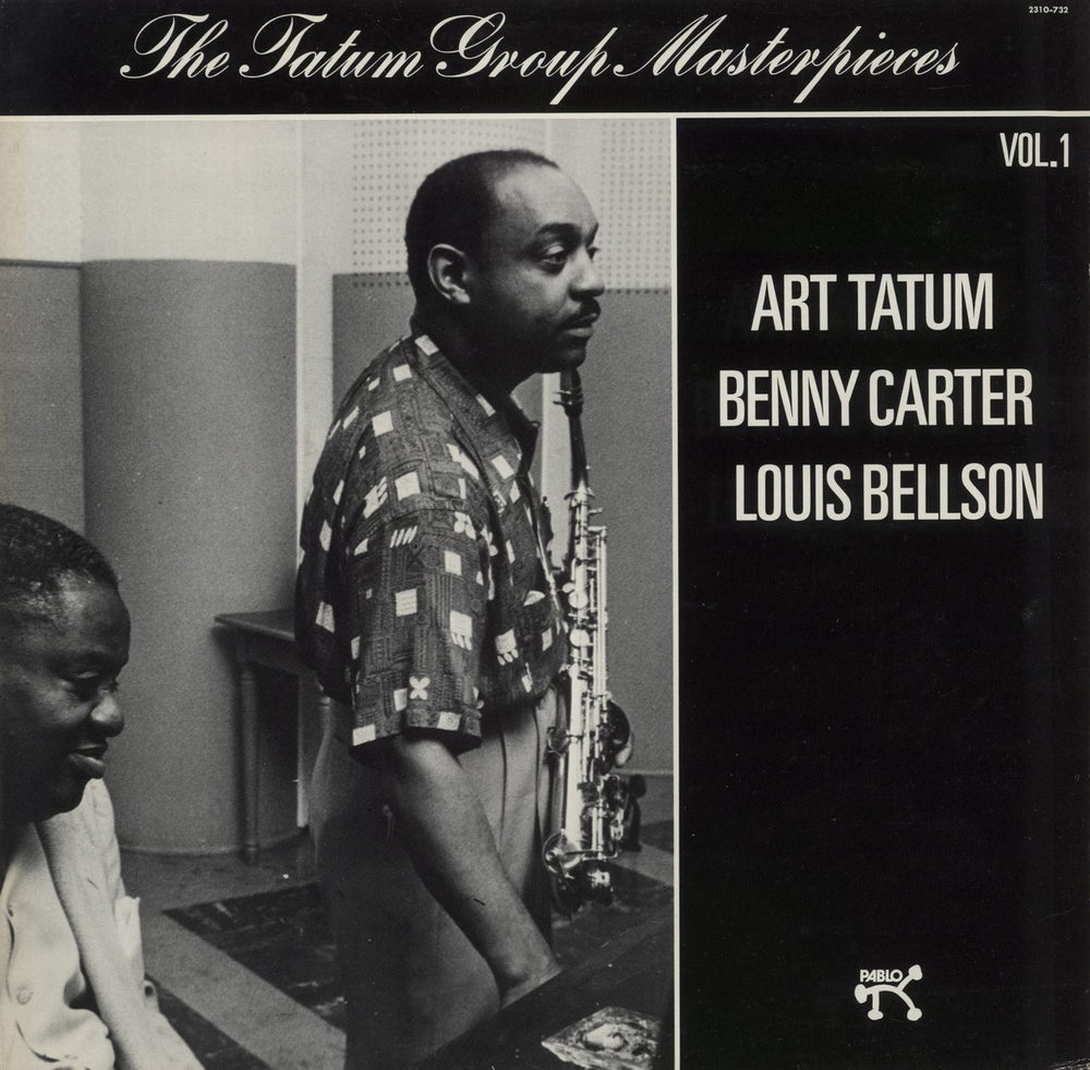Art Tatum The Tatum Group Masterpieces Vol. 1 US vinyl LP album (LP record) 2310-732