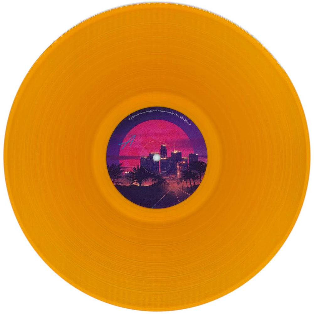 Ash Race The Night - Orange Vinyl - Autographed UK vinyl LP album (LP record) A-SLPRA876699