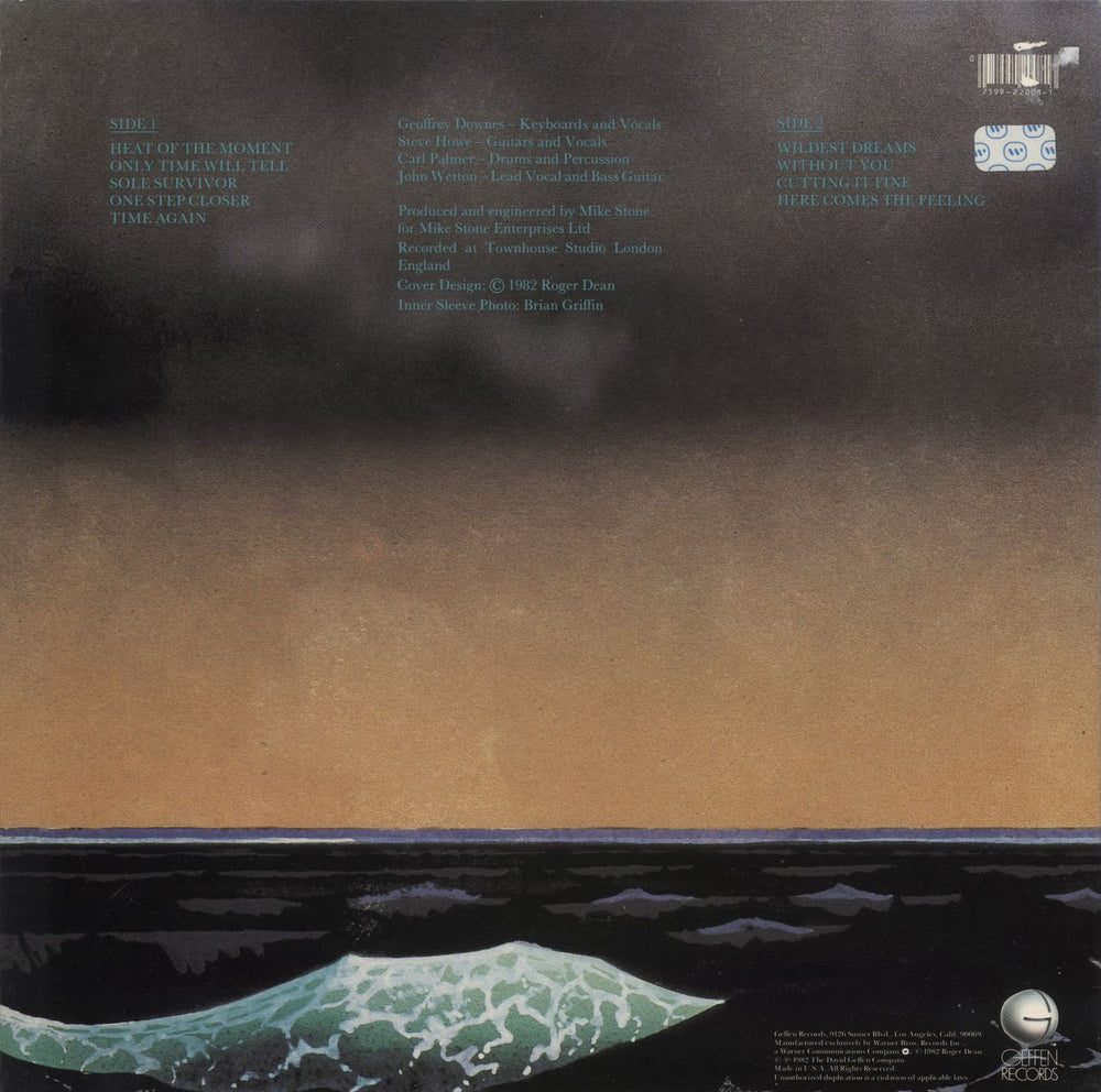 Asia Asia US vinyl LP album (LP record)