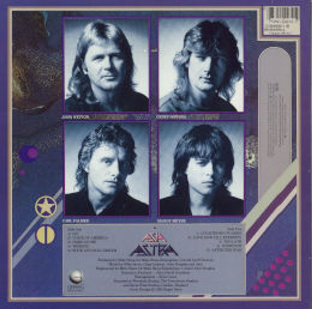 Asia Astra Spanish vinyl LP album (LP record) 075992407212