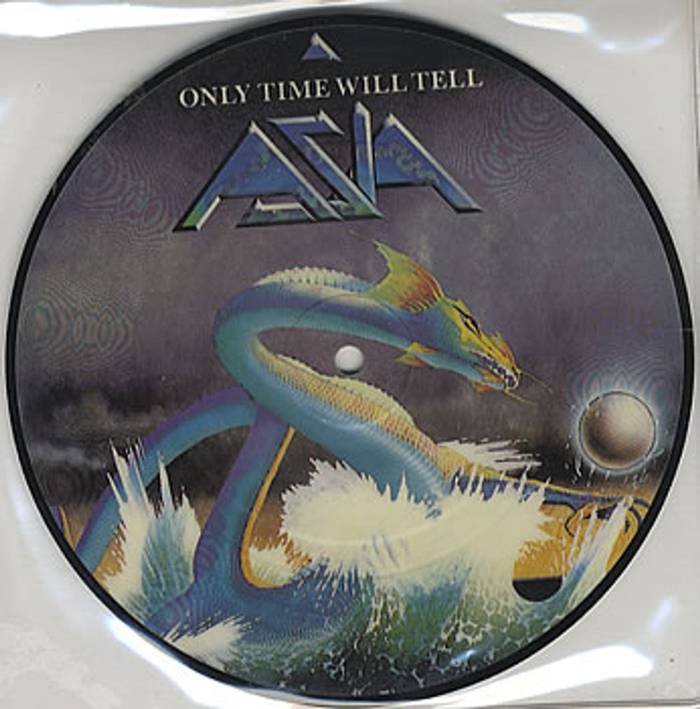 Asia Only Time Will Tell UK 7" vinyl picture disc (7 inch picture disc single) GEFA11-2228