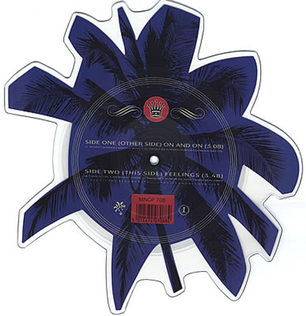 Aswad On & On UK shaped picture disc (picture disc vinyl record) ASWSHON195756