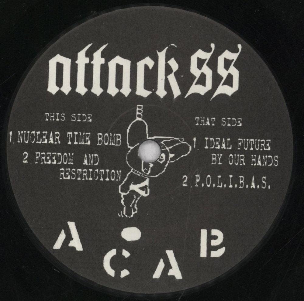 Attack SS No Nukes EP!! US 7" vinyl single (7 inch record / 45) 70S07NO842824