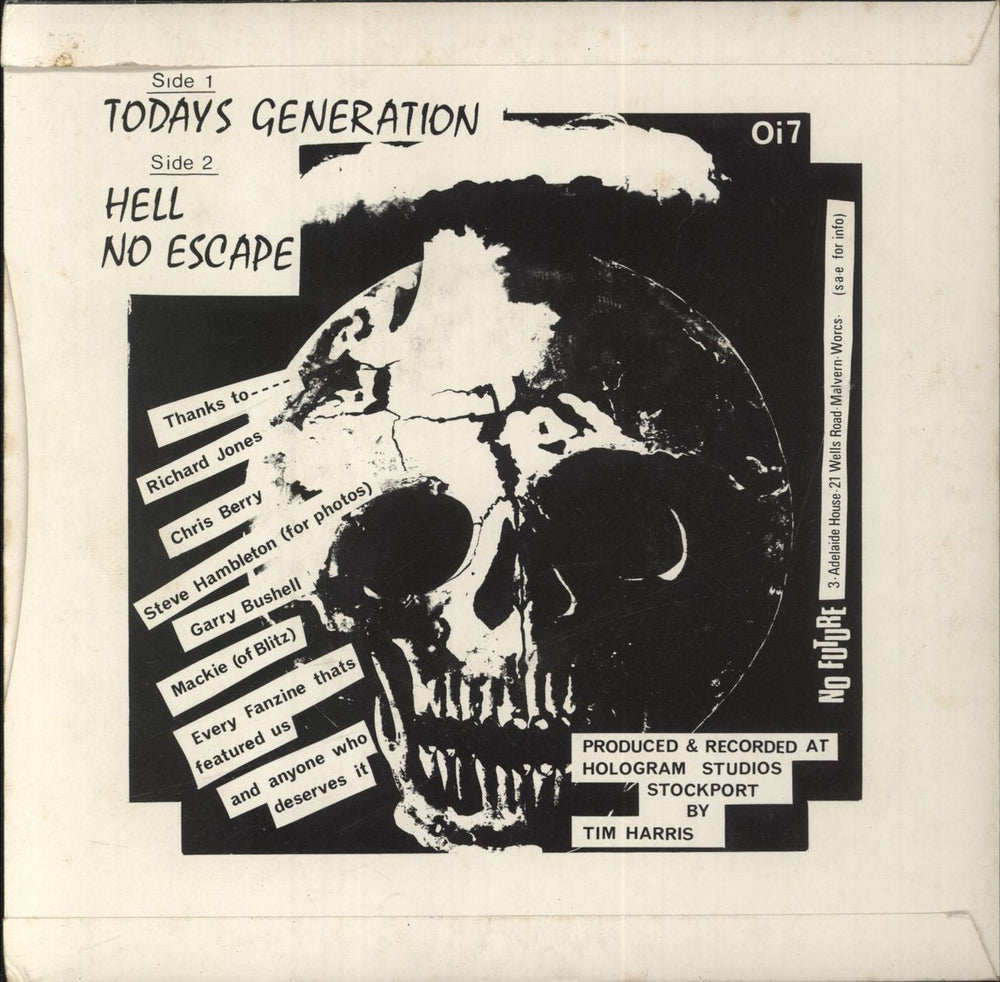 Attak Today's Generation E.P. UK 7" vinyl single (7 inch record / 45)