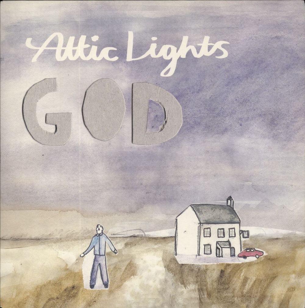 Attic Lights God UK 7" vinyl single (7 inch record / 45) 1767461