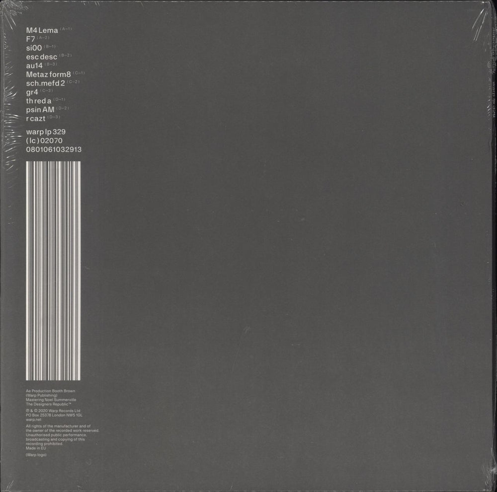 Autechre SIGN - Shrink UK 2-LP vinyl record set (Double LP Album) 0801061032913