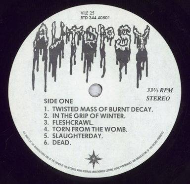 Autopsy Mental Funeral UK Vinyl LP — RareVinyl.com