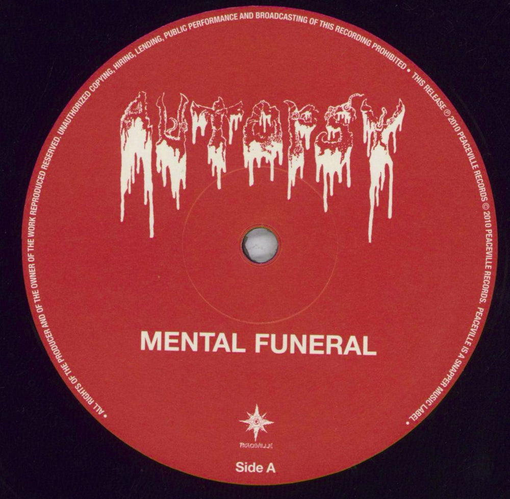 Autopsy Mental Funeral UK vinyl LP album (LP record) A6SLPME833117