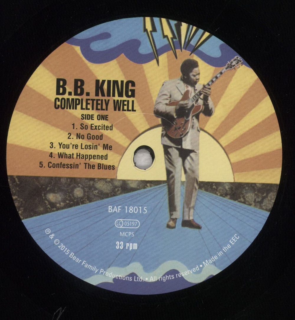 B B King Completely Well German vinyl LP album (LP record) BBKLPCO841173