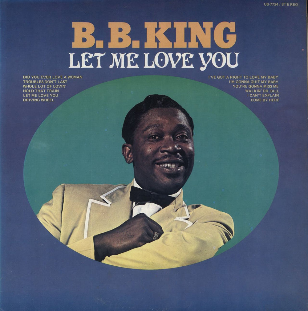 B B King Let Me Love You US vinyl LP album (LP record) US-7734