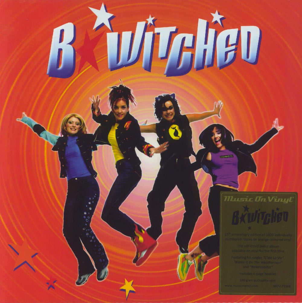 B*Witched B*Witched - 180gm Orange Vinyl UK vinyl LP album (LP record) MOVLP3168