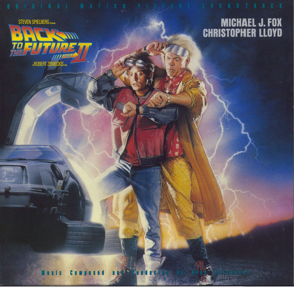 Back To The Future Back To The Future II UK vinyl LP album (LP record) MCG6072