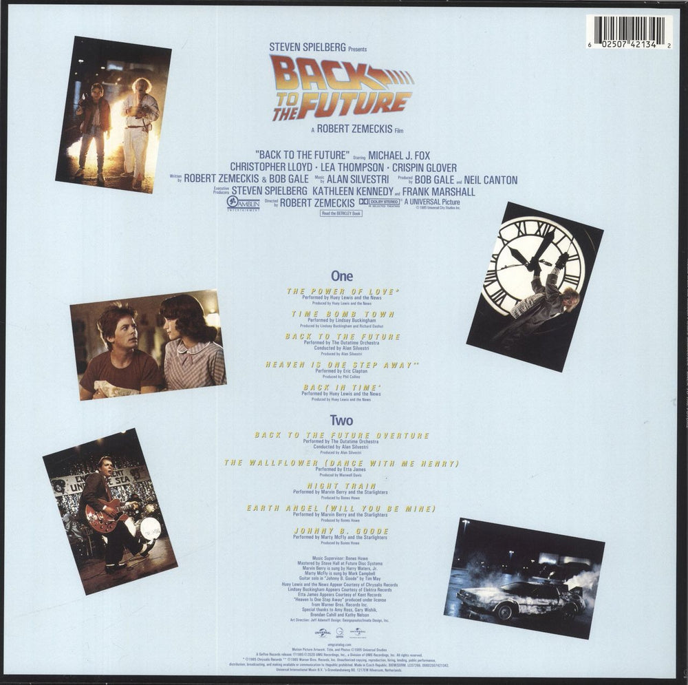 Back To The Future Back To The Future UK vinyl LP album (LP record)