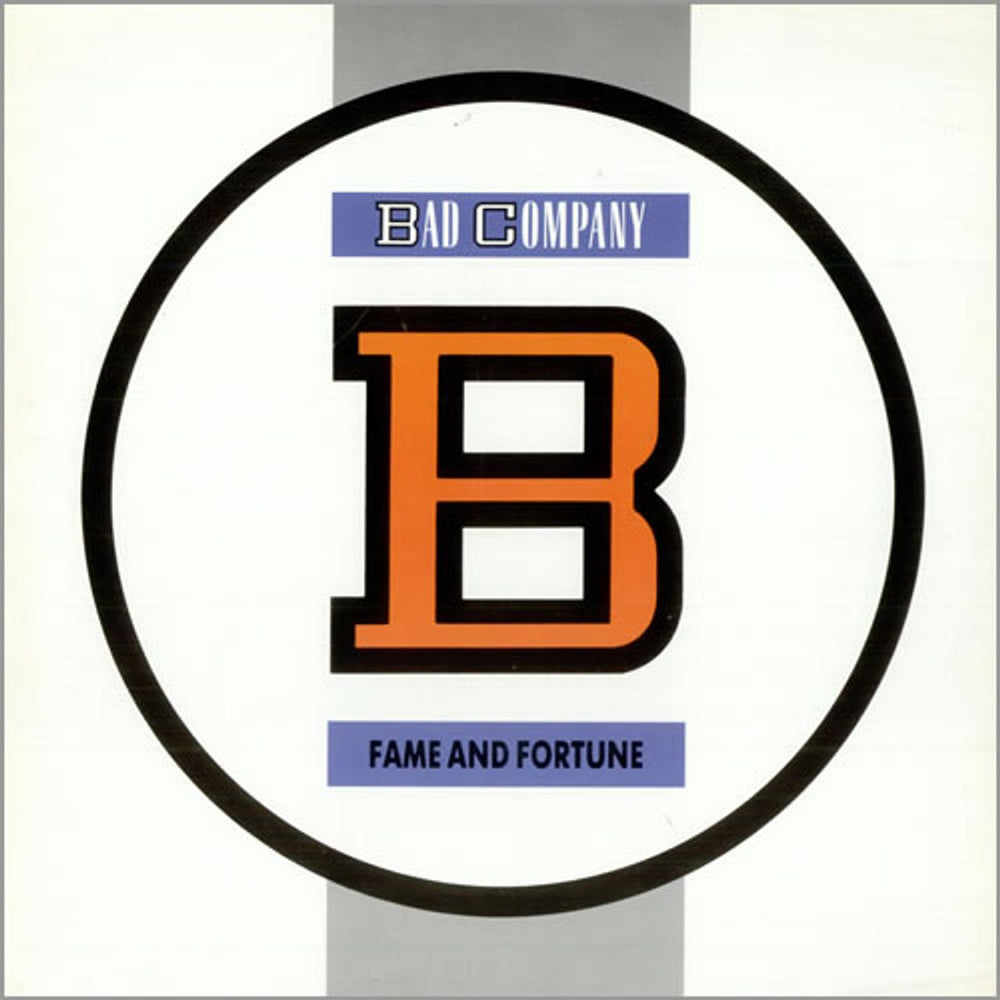 Bad Company Fame And Fortune UK vinyl LP album (LP record) WX69