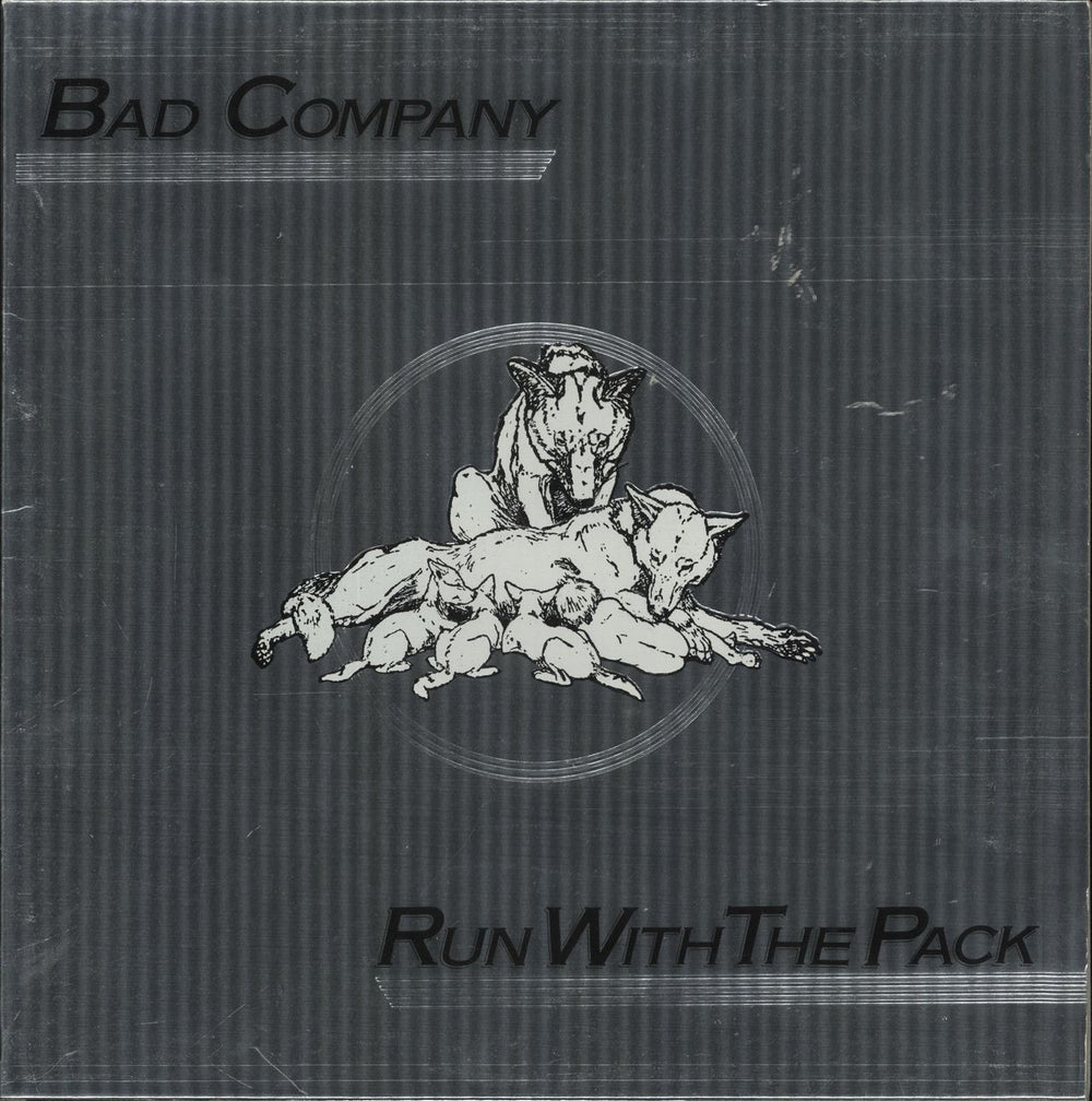 Bad Company Run With The Pack UK vinyl LP album (LP record) ILPSP9346