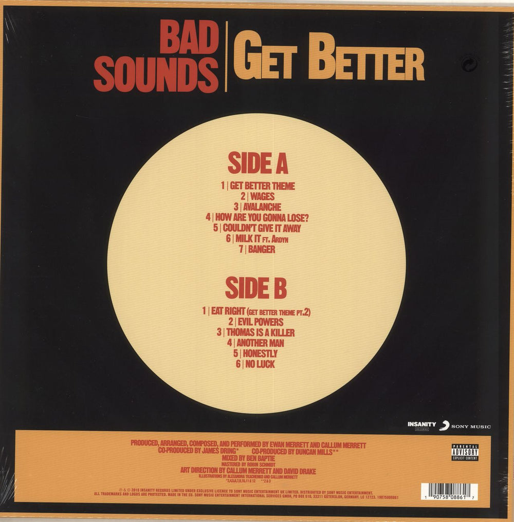 Bad Sounds Get Better - Sealed UK vinyl LP album (LP record) 190758088617