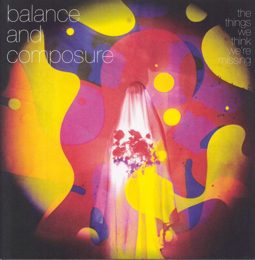 Balance And Composure The Things We Think We're Missing - Blue and Yellow Galaxy Vinyl UK vinyl LP album (LP record) NSR095