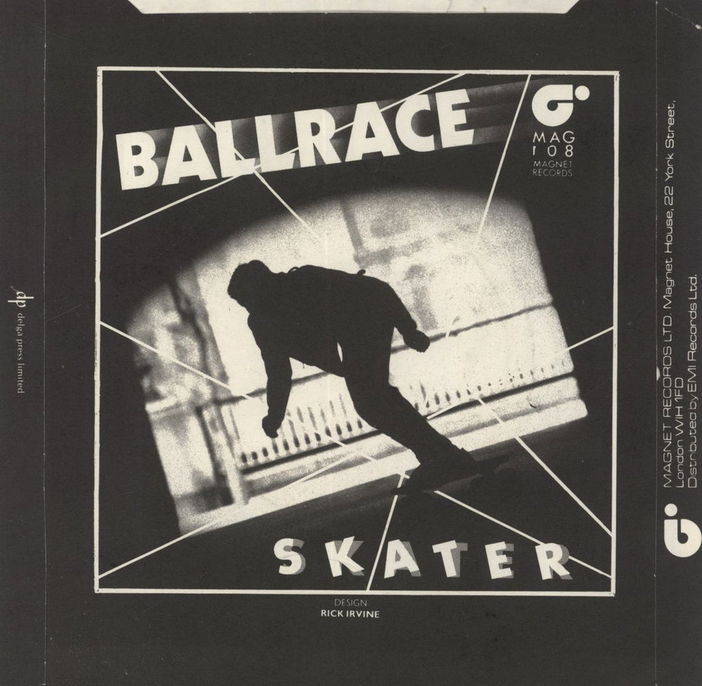 Ballrace Skater - A Label + Picture Sleeve UK 7" vinyl single (7 inch record / 45)