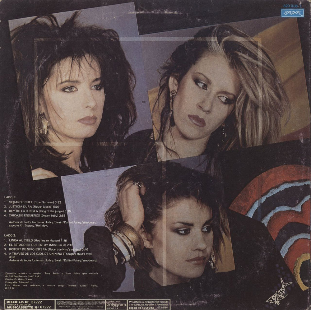 Bananarama Bananarama Argentinean vinyl LP album (LP record)