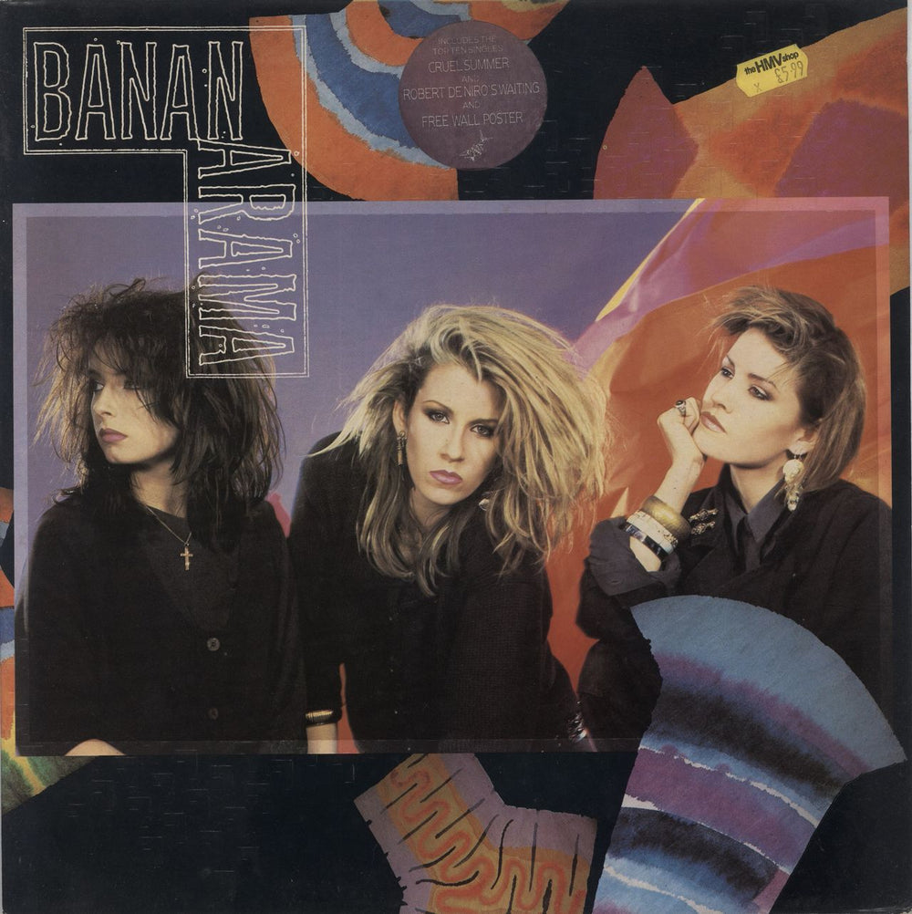 Bananarama Bananarama - Hype Sticker + Poster UK vinyl LP album (LP record) RAMA2