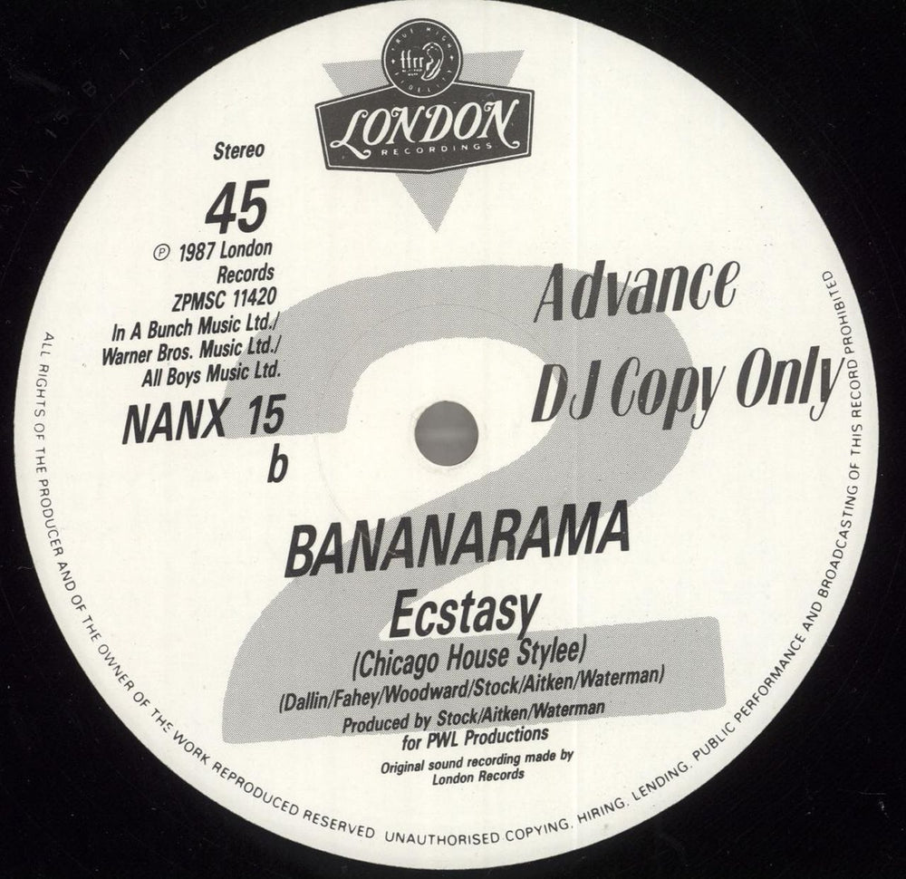 Bananarama I Can't Help It UK Promo 12" vinyl single (12 inch record / Maxi-single) BAN12IC27590