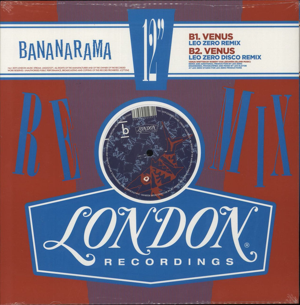 Bananarama Remixed: Vol. 1 - RSD19 - Blue Vinyl UK 12" vinyl single (12 inch record / Maxi-single) 5060555212711