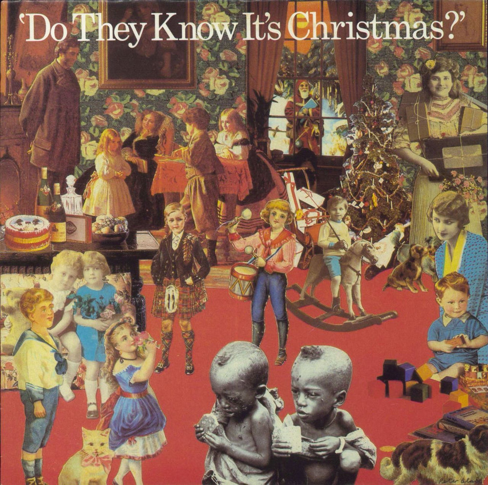 Band Aid Do They Know It's Christmas? - 1st UK 7" vinyl single (7 inch record / 45) FEED1