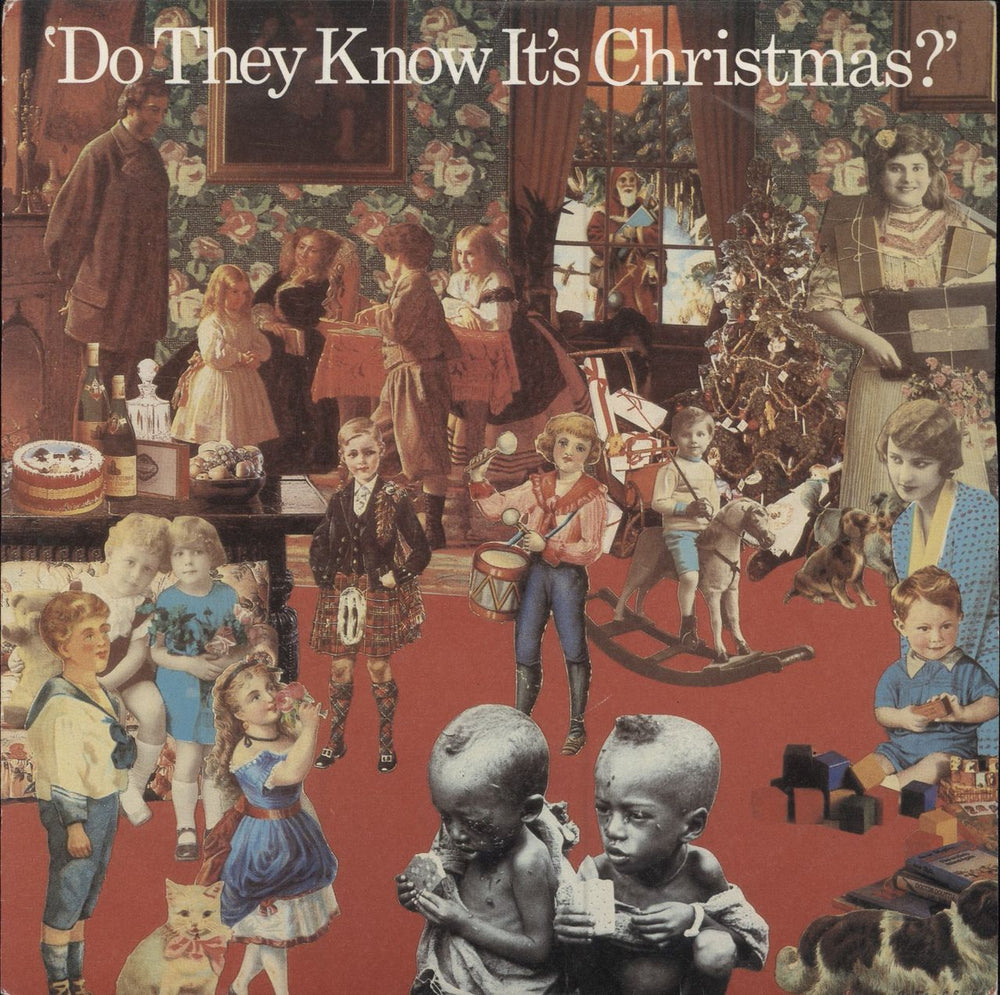 Band Aid Do They Know It's Christmas? - 2nd - Inj UK 7" vinyl single (7 inch record / 45) FEED1