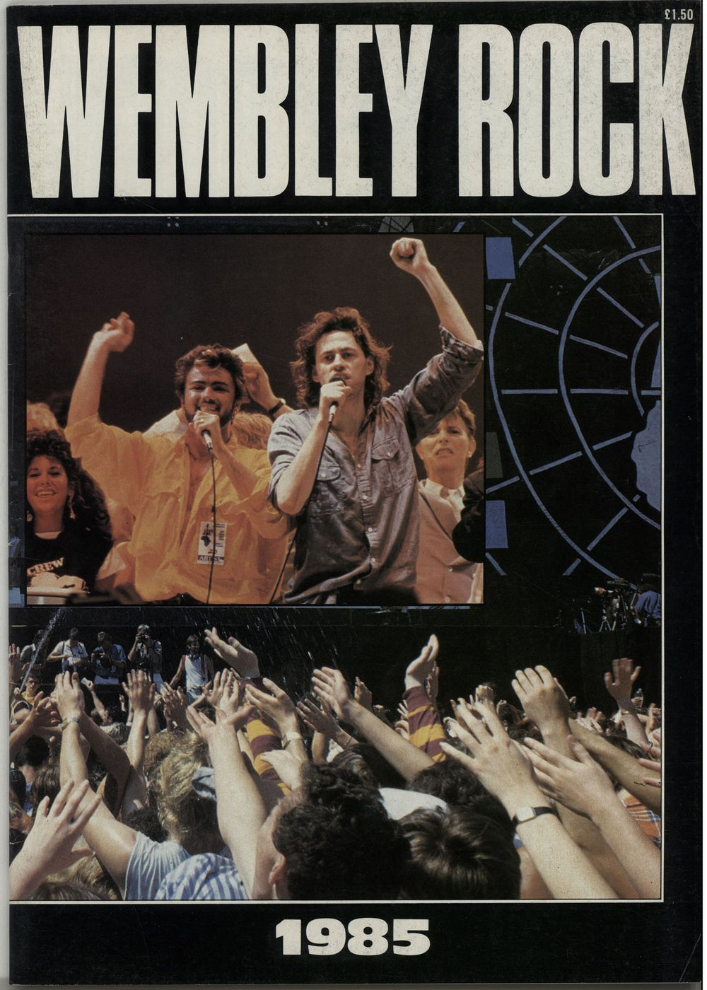 Band Aid Wembley Rock UK magazine