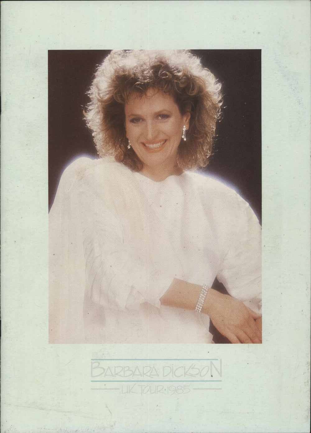 Barbara Dickson UK Tour 1985 + Ticket Stub UK tour programme TOUR PROGRAMME