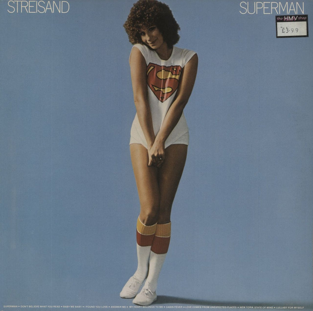 Barbra Streisand Superman UK vinyl LP album (LP record) 86030