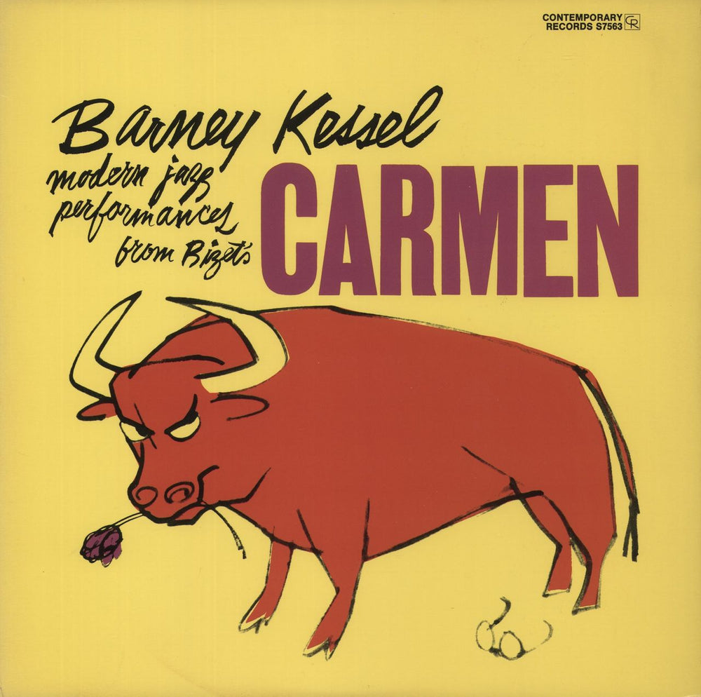 Barney Kessel Carmen US vinyl LP album (LP record) OJC-269