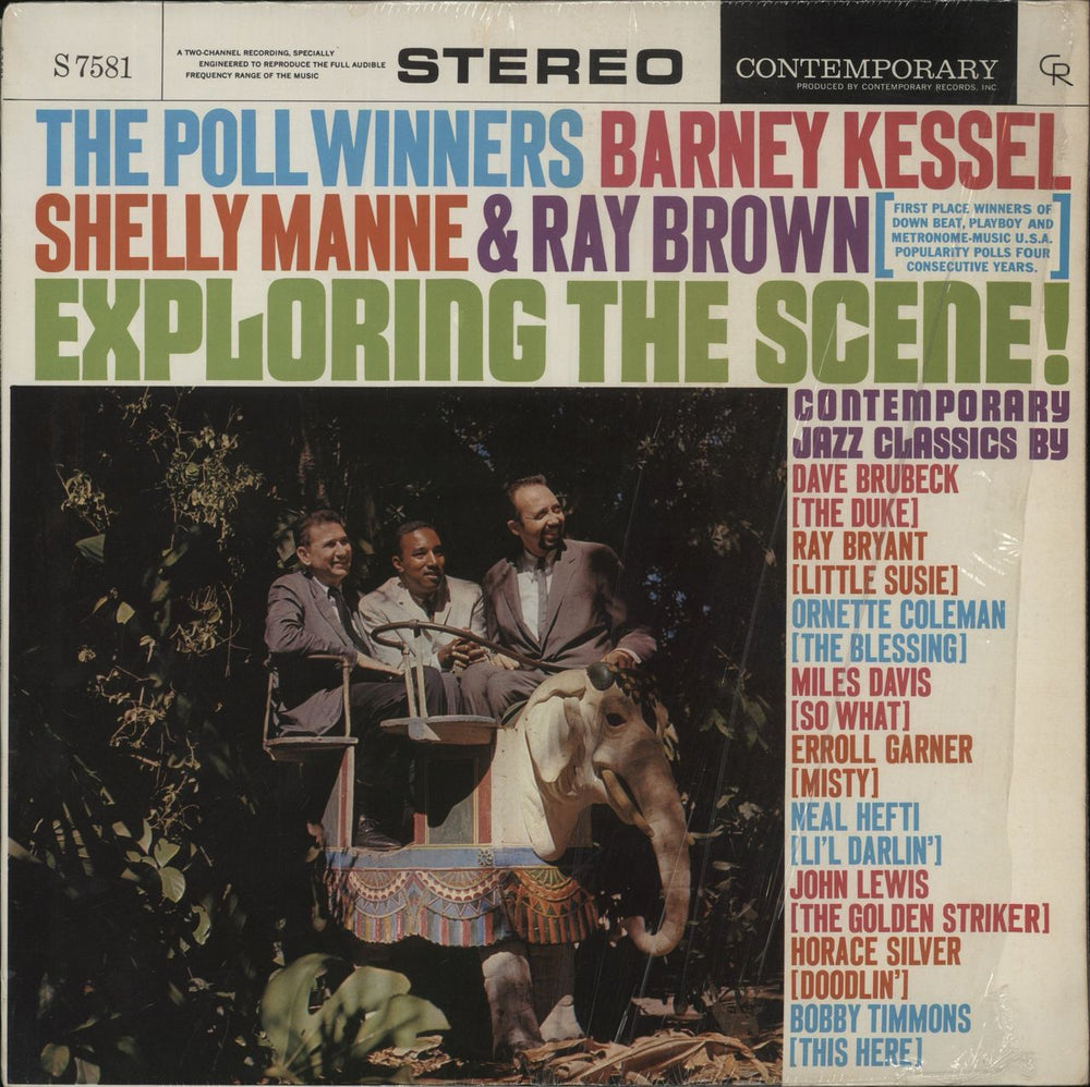 Barney Kessel The Poll Winners: Exploring The Scene US vinyl LP album (LP record) S7581