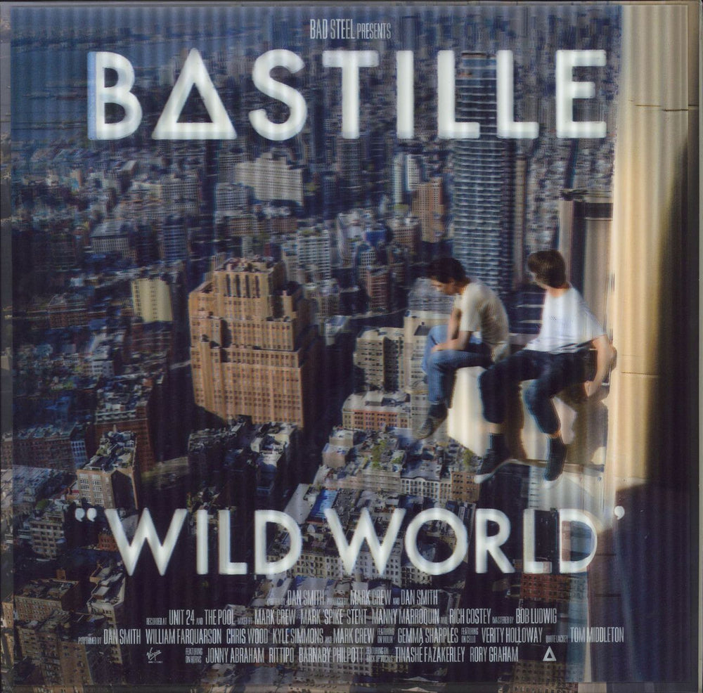 Bastille Wild World - 180gm + Lenticular Sleeve UK 2-LP vinyl record set (Double LP Album) V3159