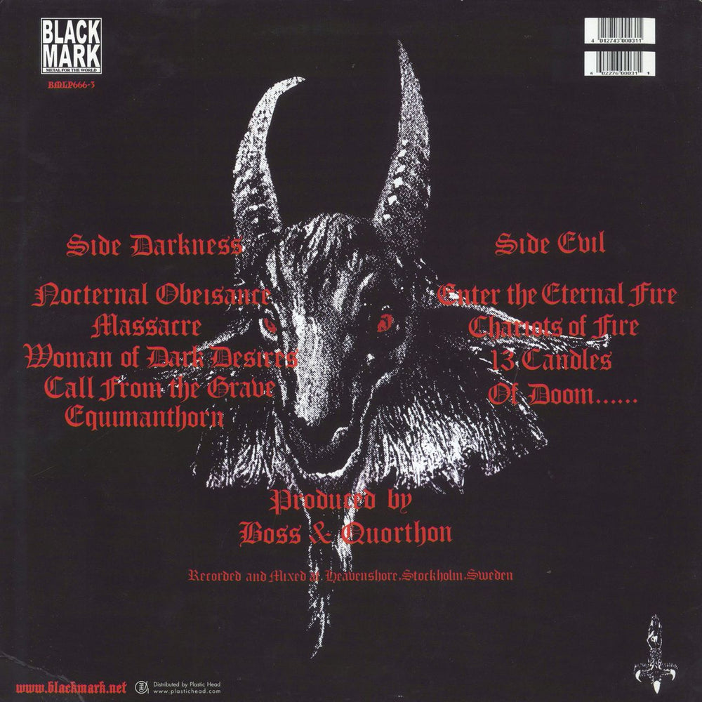 Bathory Under The Sign Of The Black Mark UK Vinyl LP — RareVinyl.com