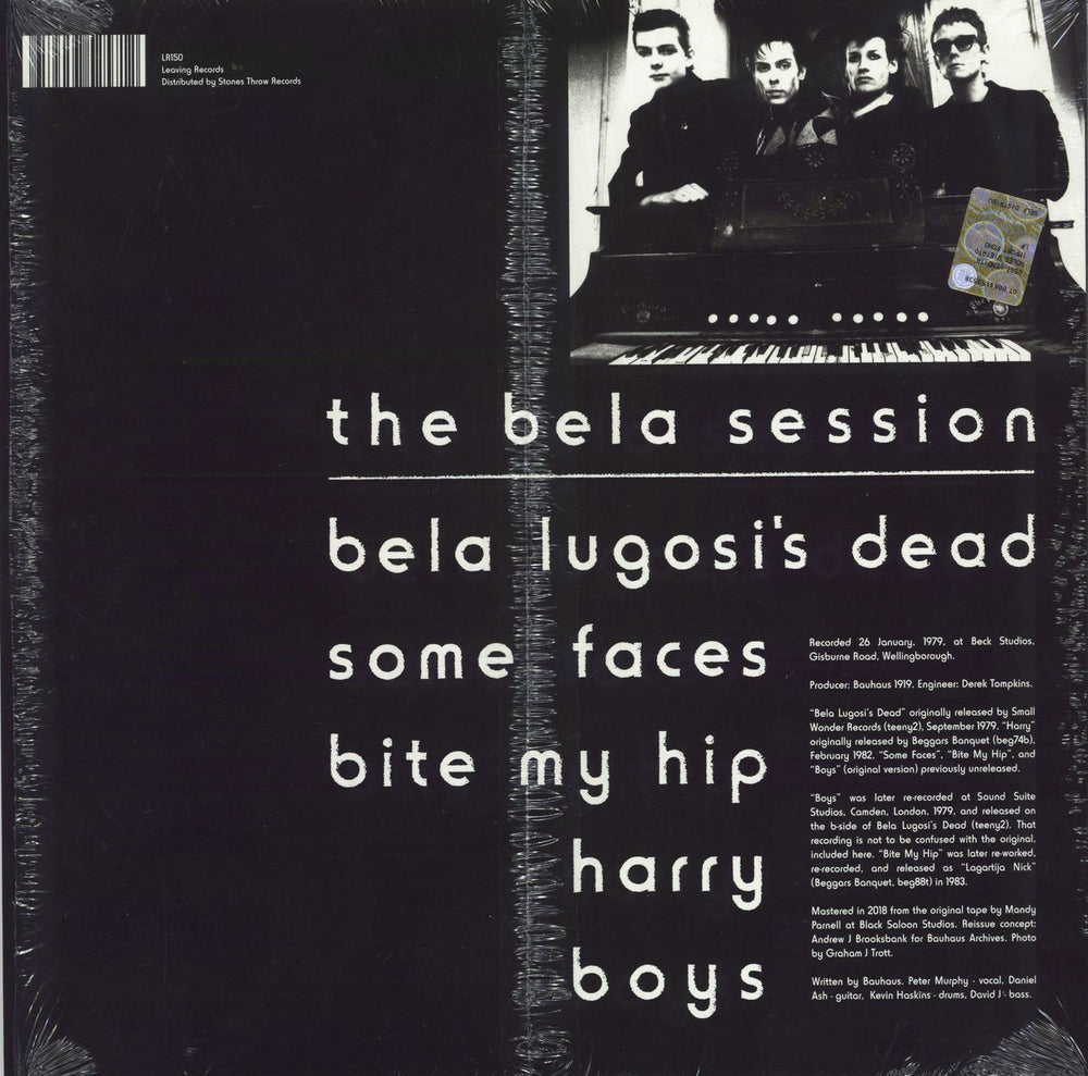 Bauhaus Bela Lugosi's Dead - The Bela Session - 180gm UK 12" vinyl single (12 inch record / Maxi-single) 659457525712