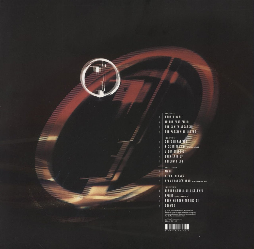 Bauhaus Best Of Bauhaus - Crackle - Red Vinyl UK 2-LP vinyl record set (Double LP Album) 607618201807