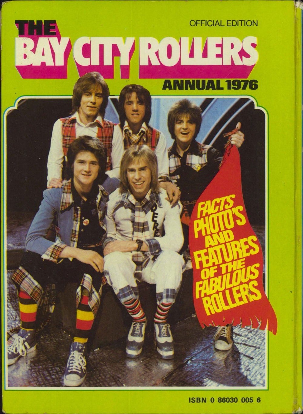 Bay City Rollers The Official Annual 1976 UK book