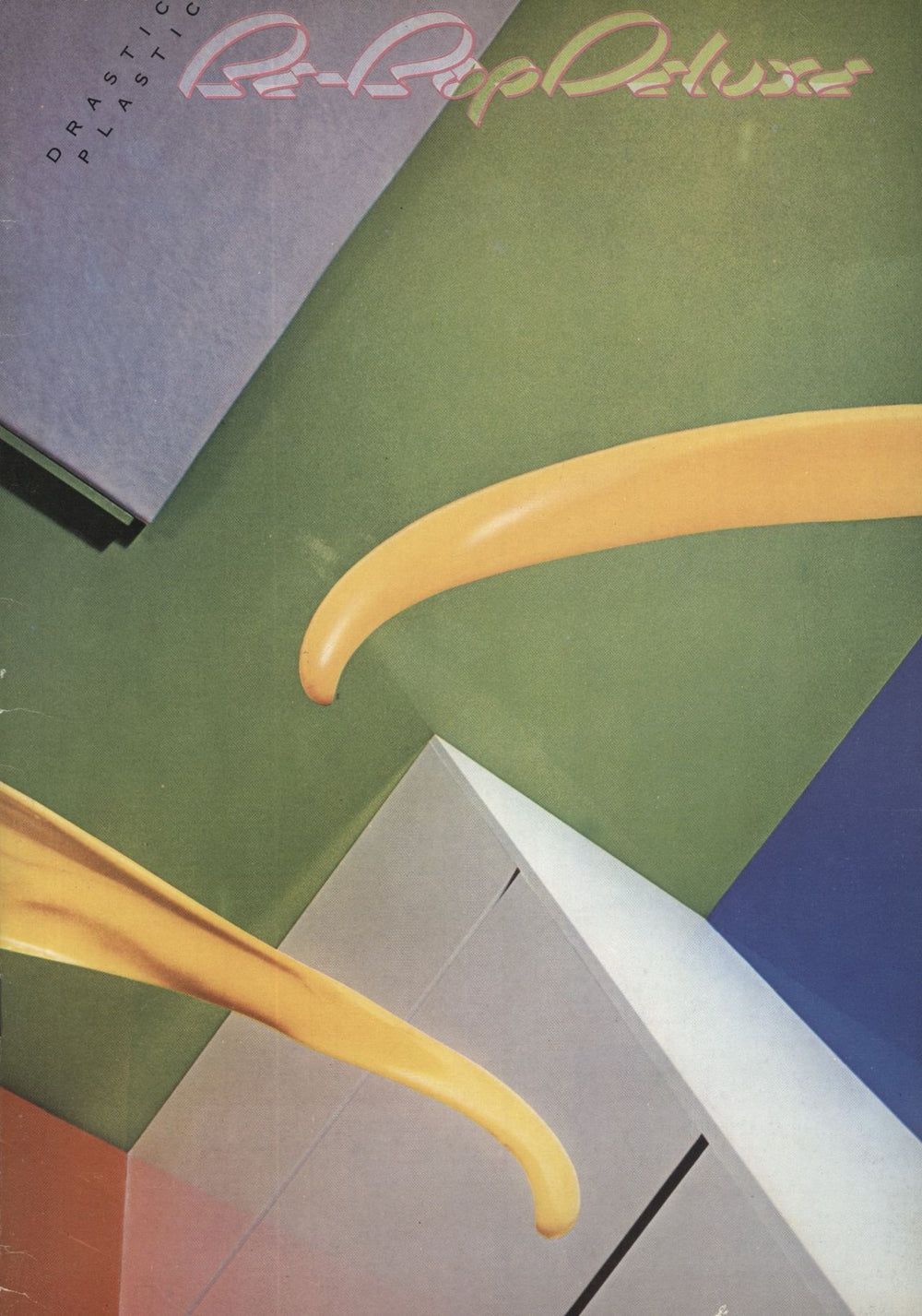 Be Bop Deluxe Drastic Plastic + Badge UK tour programme TOUR PROGRAM