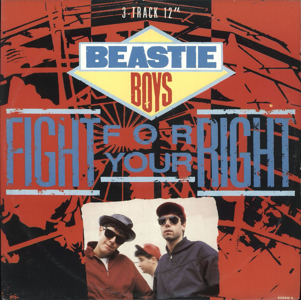 Beastie Boys Fight For Your Right (To Party) UK 12" vinyl single (12 inch record / Maxi-single) 6504186