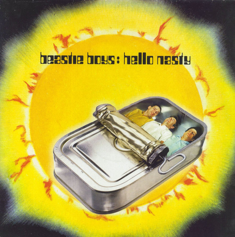 Beastie Boys Hello Nasty - Promo Stickered UK 2-LP vinyl record set (Double LP Album) 4957231