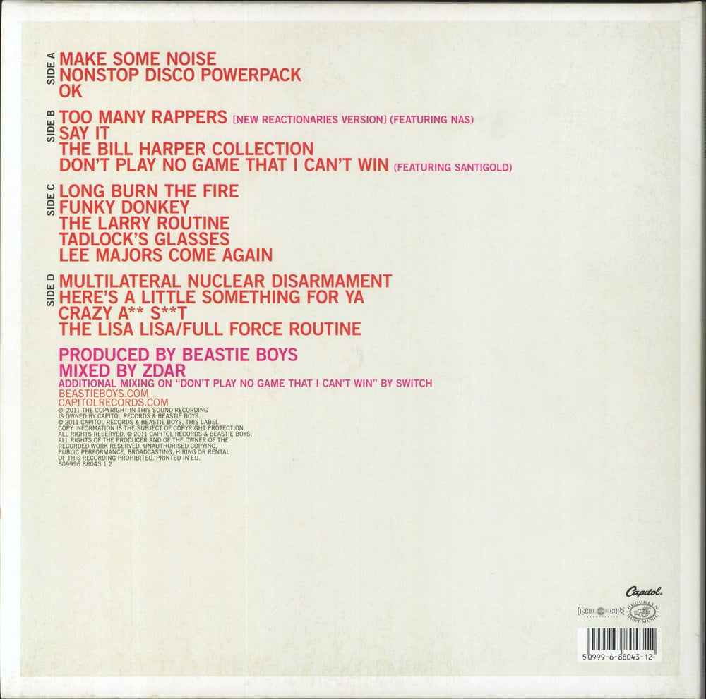 Beastie Boys Hot Sauce Committee Part Two - 180g UK 2-LP vinyl record set (Double LP Album) 5099968804312