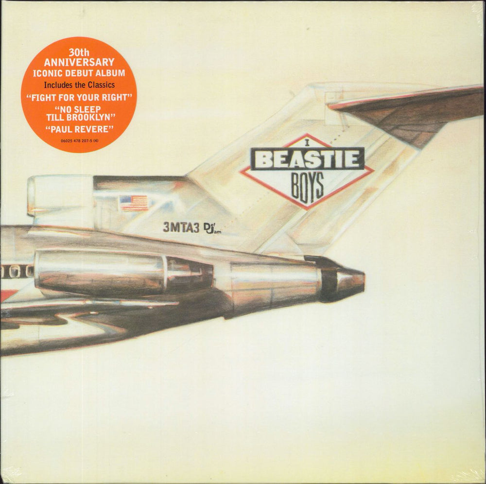 Beastie Boys Licensed To Ill - 30th Anniversary - 180 Gram - Sealed UK vinyl LP album (LP record) 06025478207-5(4)