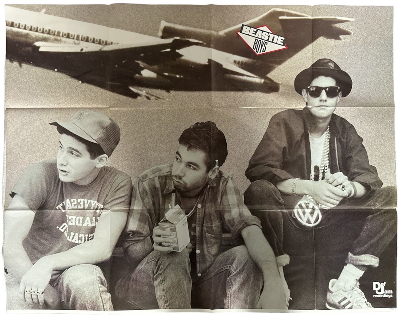Beastie Boys Licensed To Ill + Poster UK Vinyl LP — RareVinyl.com