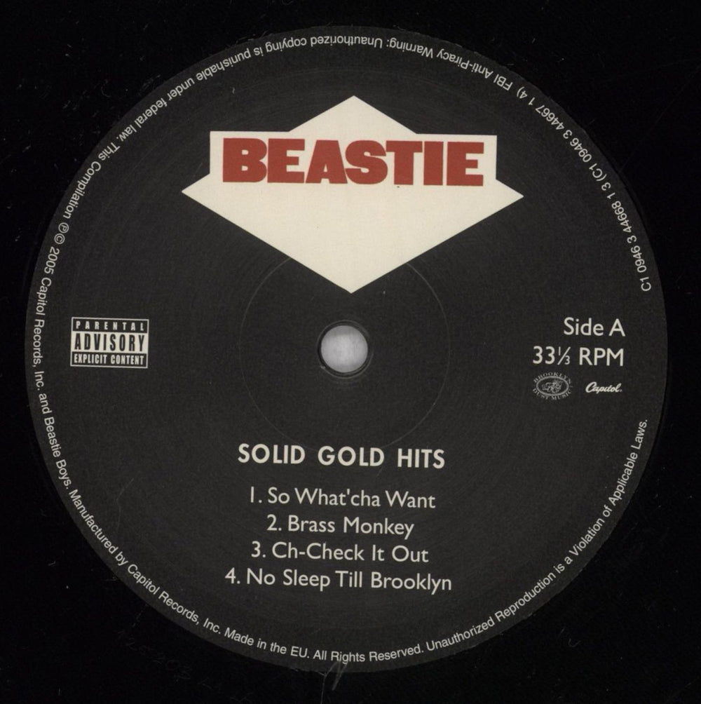 Beastie Boys Solid Gold Hits US 2-LP vinyl record set (Double LP Album) BEA2LSO842570