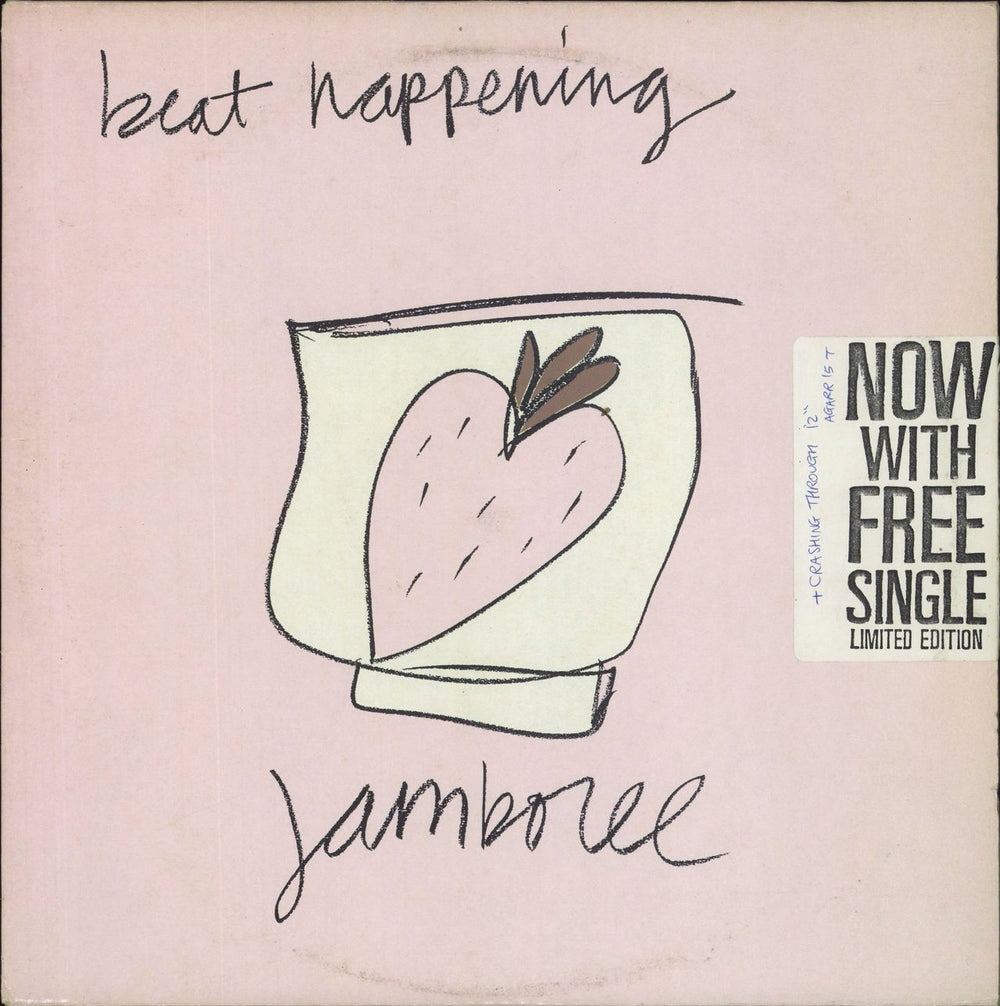 Beat Happening Jamboree + 12" UK vinyl LP album (LP record) AGAS2