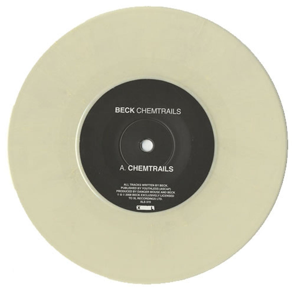 Beck Chemtrails - Cream Vinyl UK 7" vinyl single (7 inch record / 45) B-K07CH440000