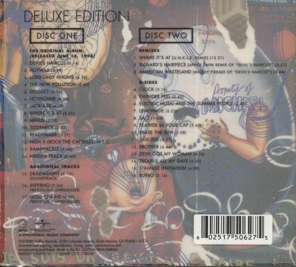 Beck Odelay - Deluxe Edition UK 2 CD album set (Double CD) 602517506275