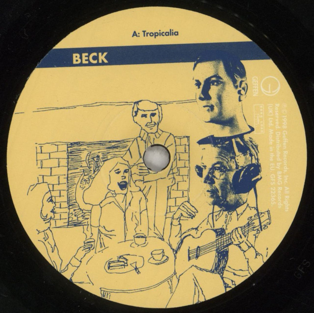 Beck Tropicalia European 7" vinyl single (7 inch record / 45) B-K07TR246585