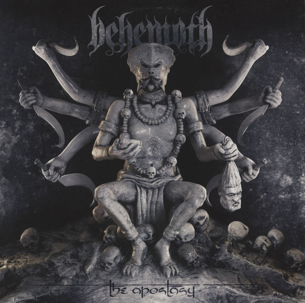 Behemoth The Apostasy - Cloudy Clear Vinyl UK vinyl LP album (LP record) BOBV173LP